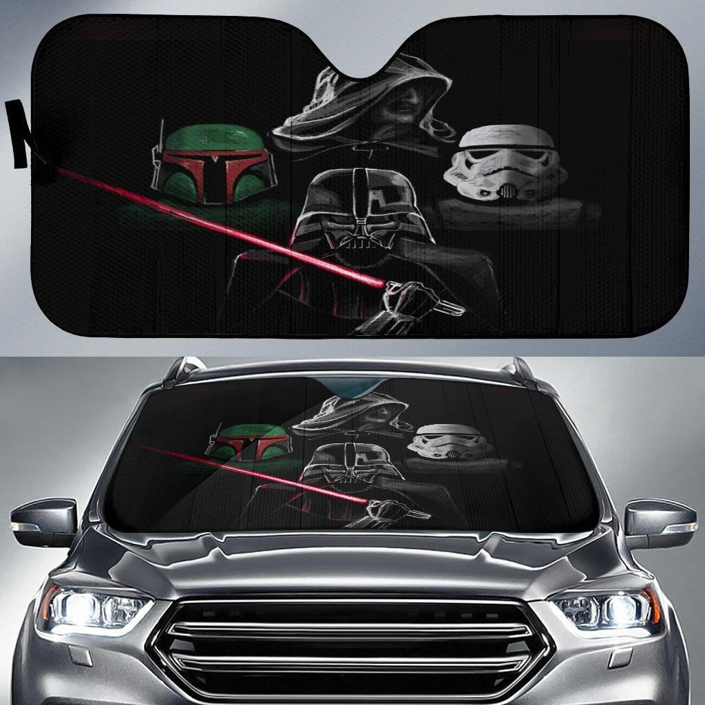 SW Windshield Shade SW Darth Vader Boba Fett Stormstrooper Car Sun Shade SW Car Sun Shade