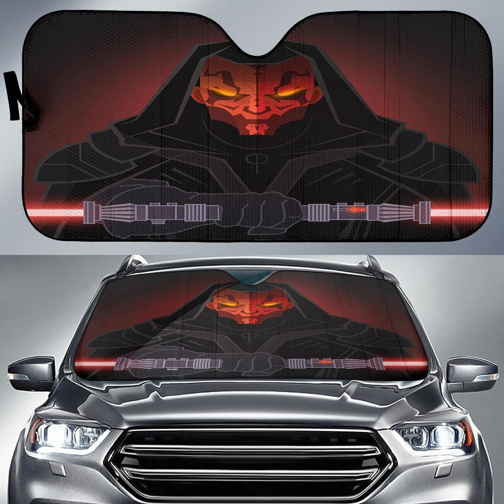 SW Windshield Shade SW Darth Maul Car Sun Shade SW Car Sun Shade