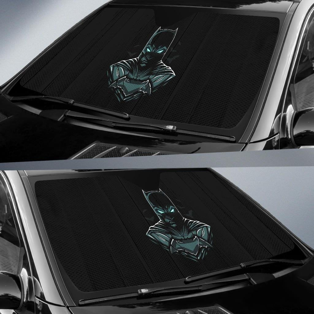  DC Windshield Shade Batman Silhouette Black Car Sun Shade DC Car Sun Shade