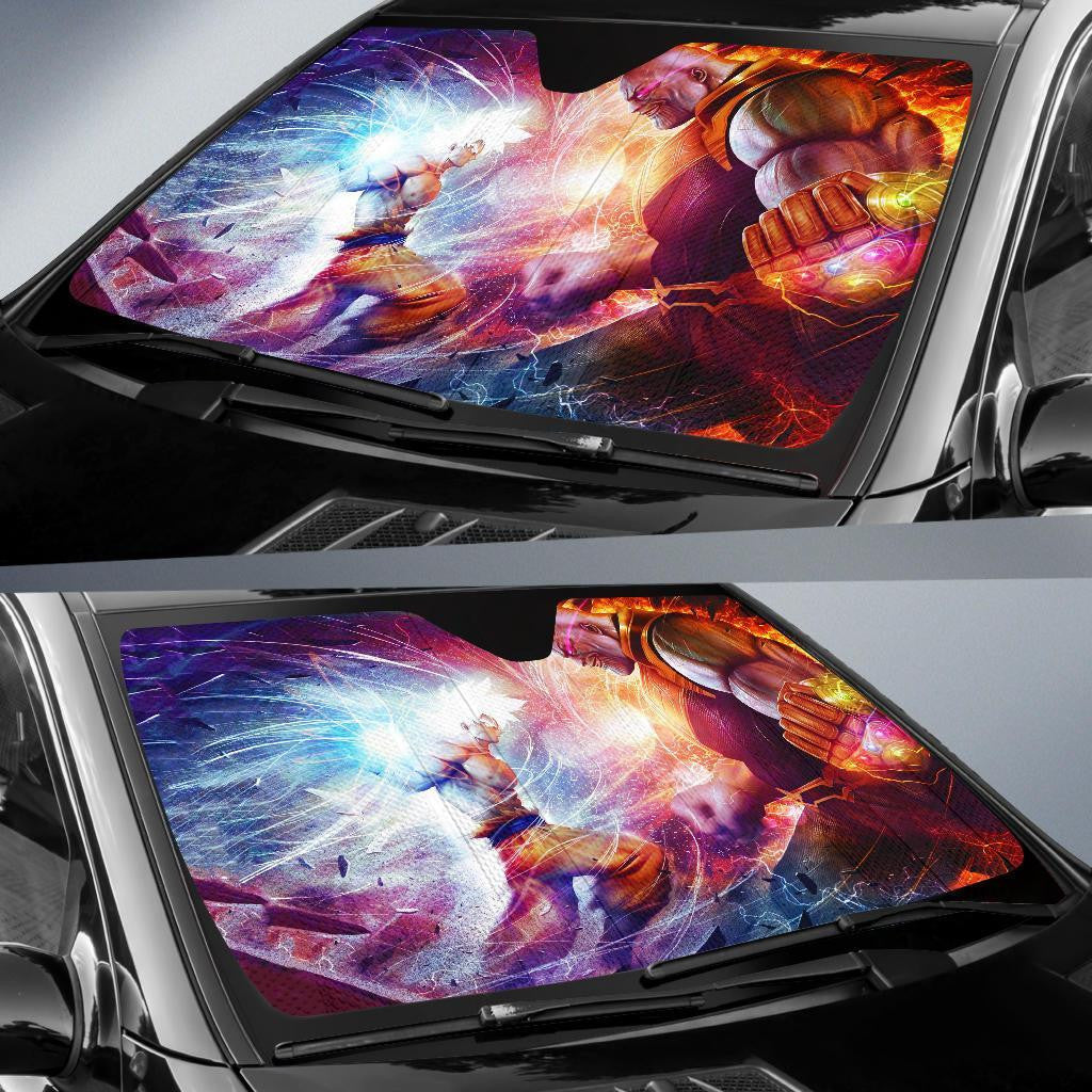 Dragon Ball Windshield Shade Goku Solo Thanos Car Sun Shade Dragon Ball Car Sun Shade