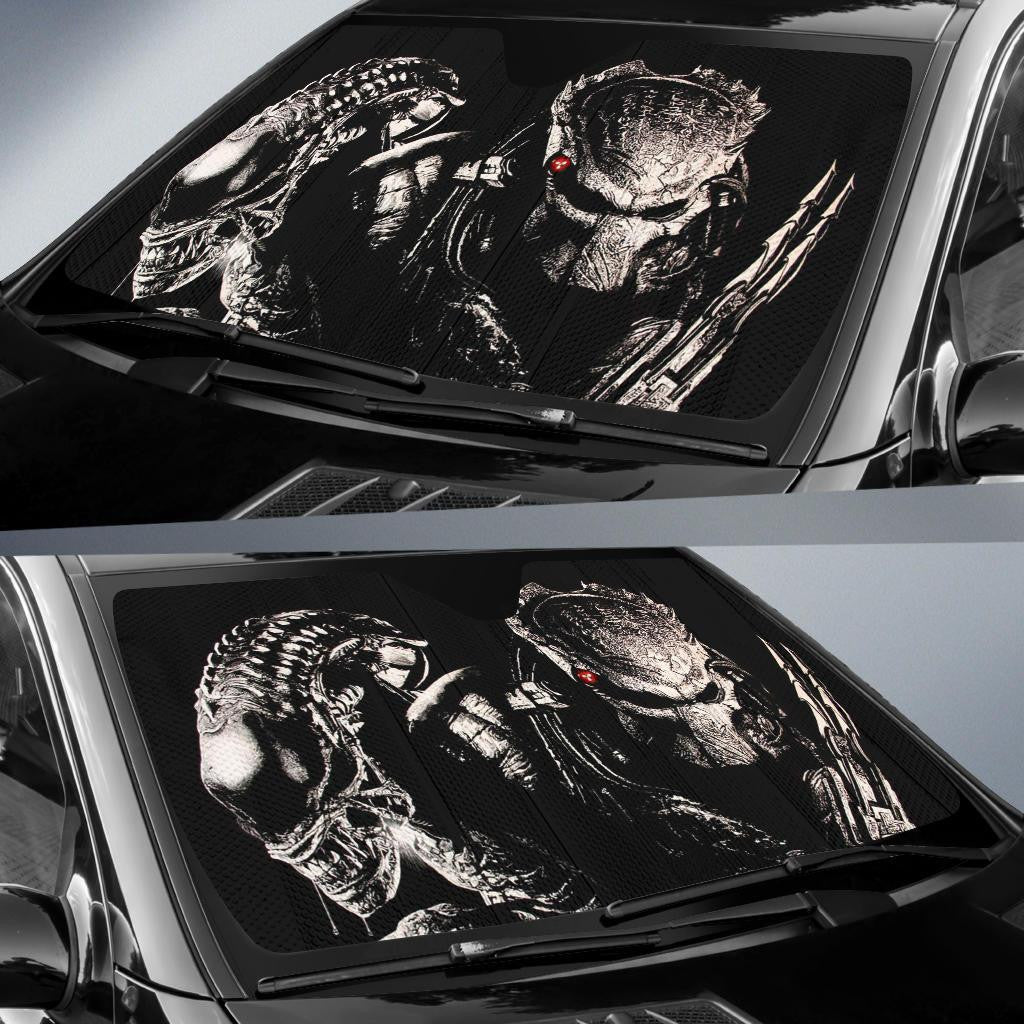 Alien Windshield Shade Aliens Vs Predator Car Sun Shade Alien Car Shade