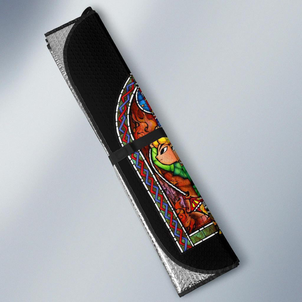 LOZ Windshield Shade LOZ Link Stained Glass Car Sun Shade LOZ Car Sun Shade