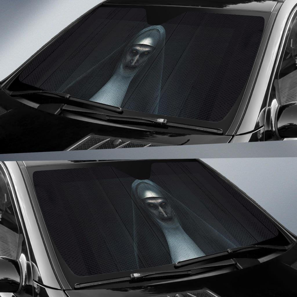 Horror Windshield Shade Horror Valak Car Sun Shade Horror Car Sun Shade