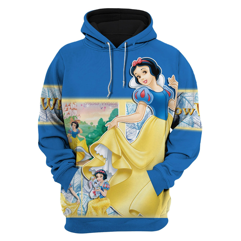  DN Snow White Hoodie DN Snow White Blue 3D Hoodie