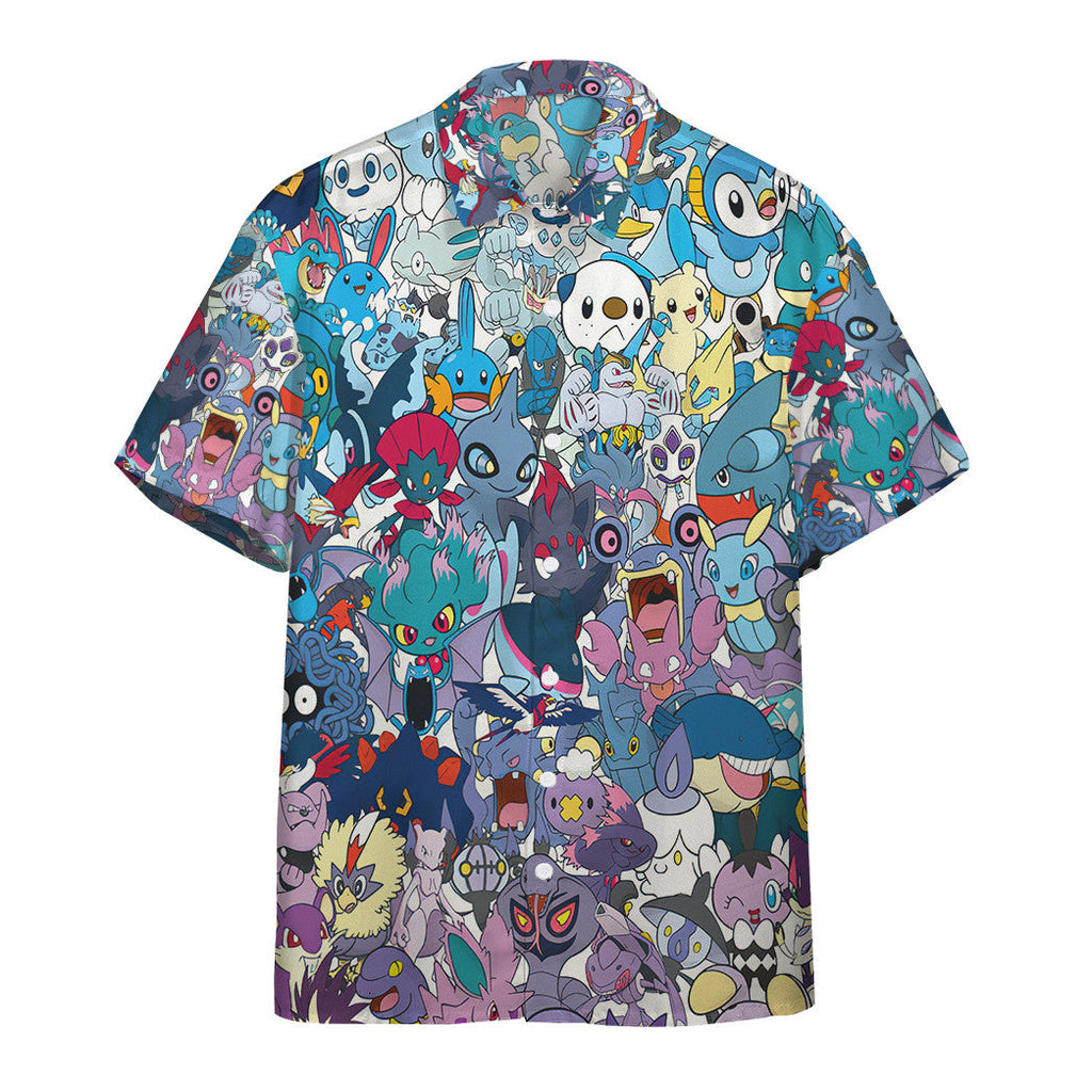  Pokemon Hawaiian Shirt All The Water Pokemon Hawaii Shirt Pokemon Aloha Shirt 