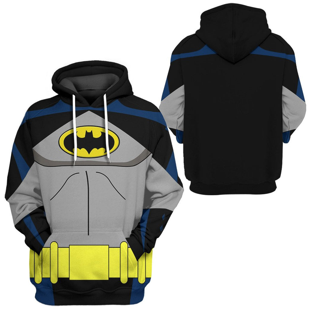  Batman Hoodie Batman The Animated Series Suit Costume Hoodie Batman Shirt