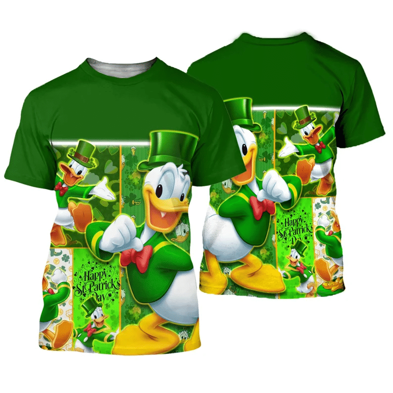  St Patrick Day DN Shirt Happy St Patrick Day Donald Duck T-shirt