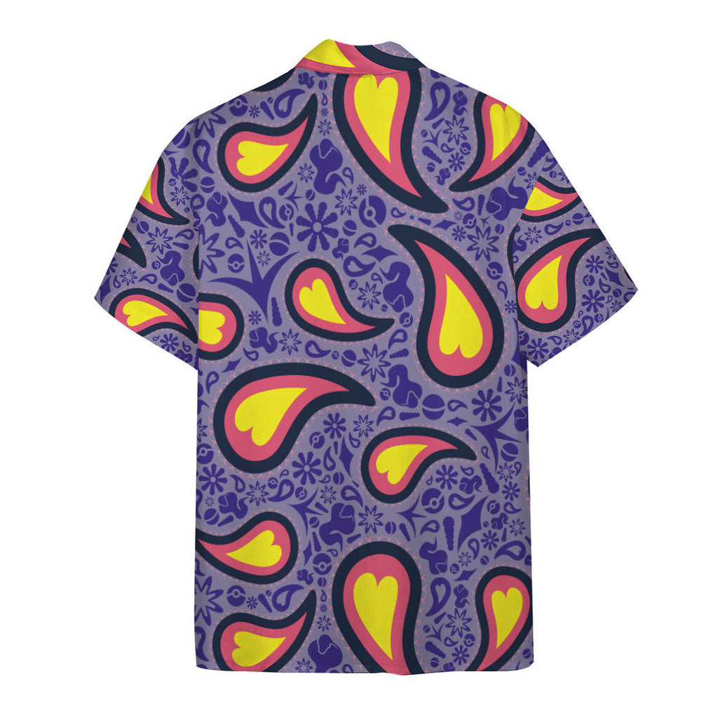  Pokemon Hawaiian Shirt Arbok Pokemon Purple Hawaii Shirt Pokemon Aloha Shirt 