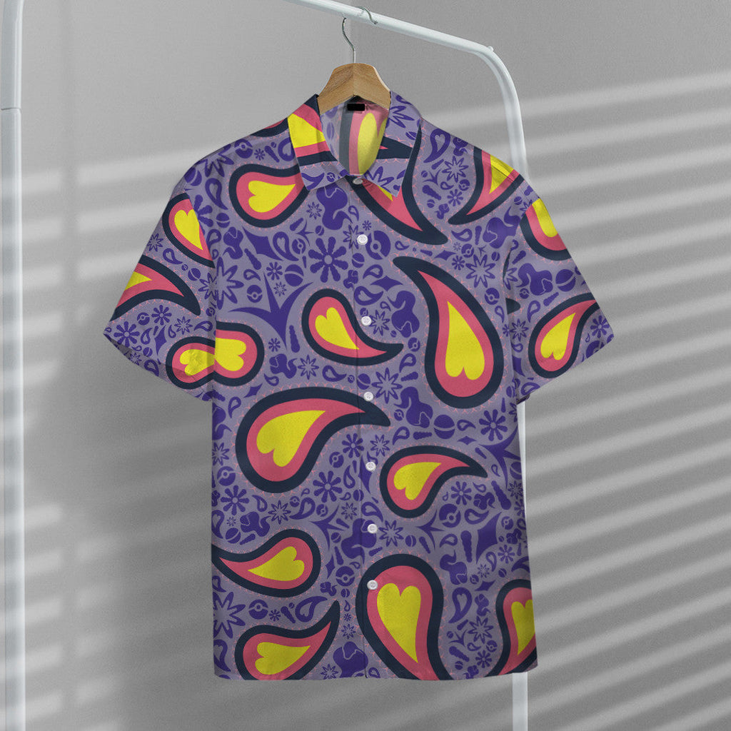  Pokemon Hawaiian Shirt Arbok Pokemon Purple Hawaii Shirt Pokemon Aloha Shirt 