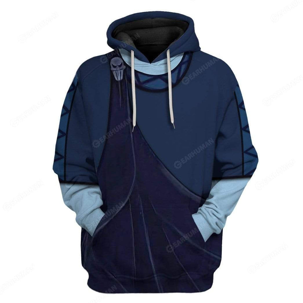 DN Hoodie Hades Villain Costume Hoodie Blue Unisex Adults New Release