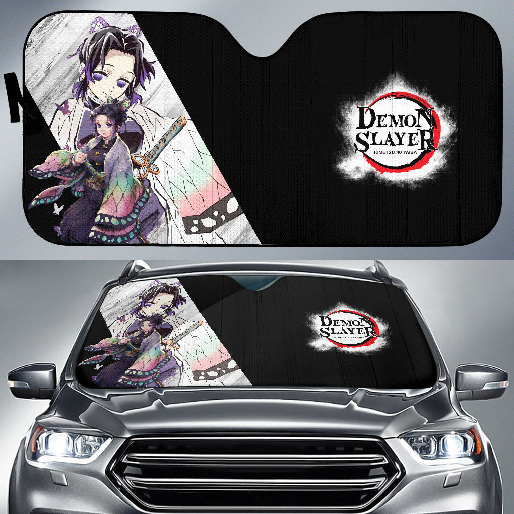  Demon Slayer Windshield Shade Shinobu Kochou Demon Slayer Car Sun Shade Demon Slayer Car Sun Shade