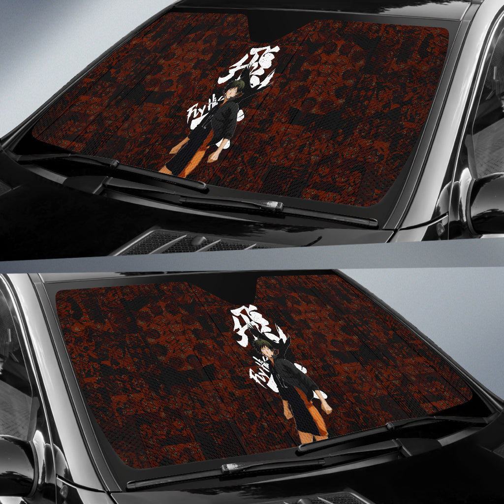 Haikyuu Windshield Shade Tadashi Yamaguchi Haikyuu Car Sun Shade Haikyuu Car Sun Shade