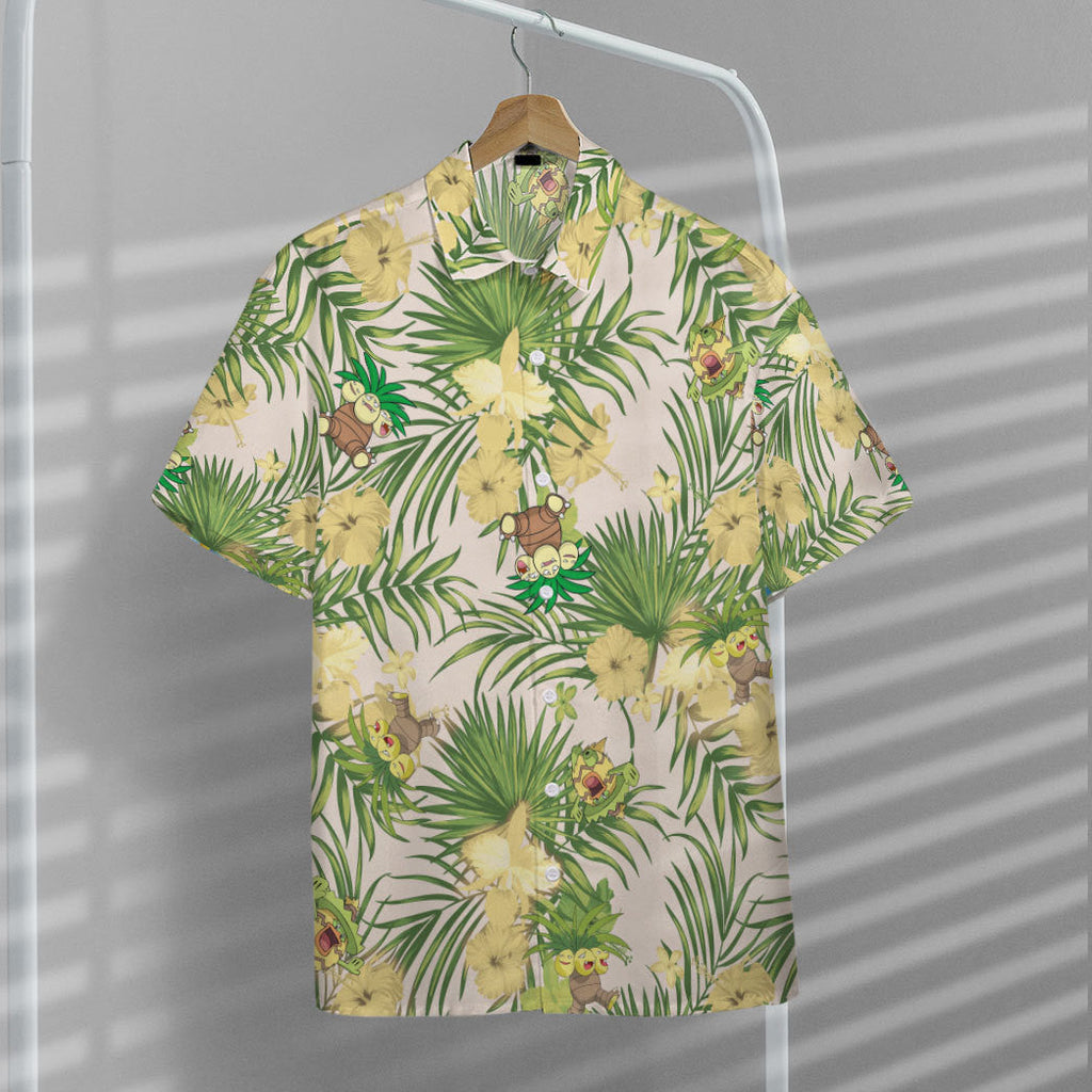  Pokemon Hawaiian Shirt Exeggutor Palm Leafs Hawaii Shirt Pokemon Aloha Shirt 