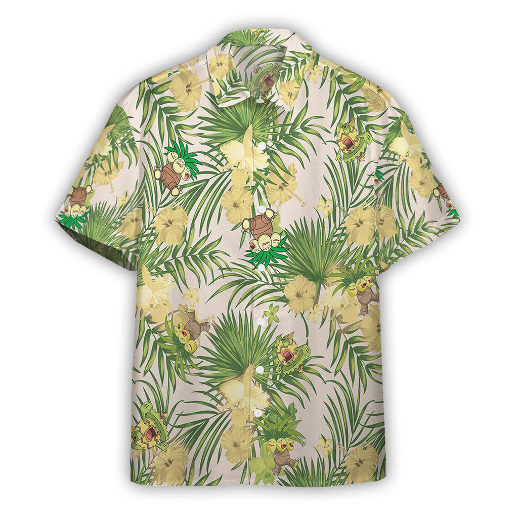  Pokemon Hawaiian Shirt Exeggutor Palm Leafs Hawaii Shirt Pokemon Aloha Shirt 