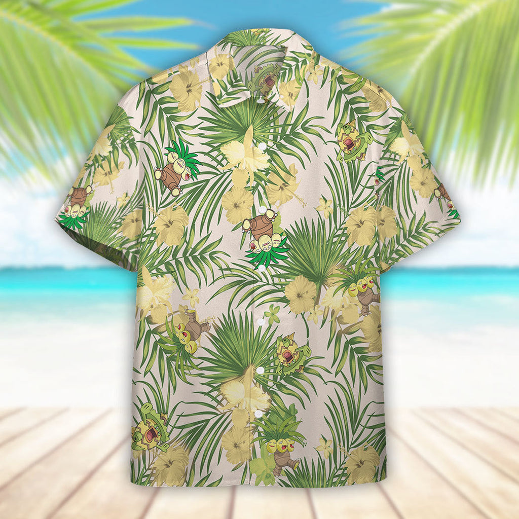  Pokemon Hawaiian Shirt Exeggutor Palm Leafs Hawaii Shirt Pokemon Aloha Shirt 