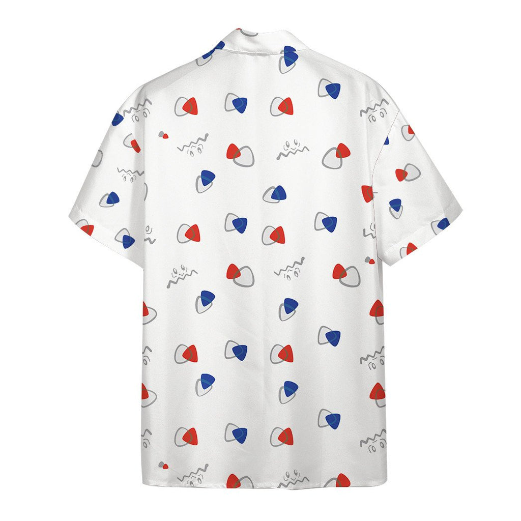  Pokemon Hawaiian Shirt Togepi Egg Pattern White Hawaii Shirt Pokemon Aloha Shirt 