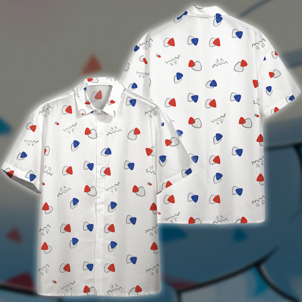  Pokemon Hawaiian Shirt Togepi Egg Pattern White Hawaii Shirt Pokemon Aloha Shirt 