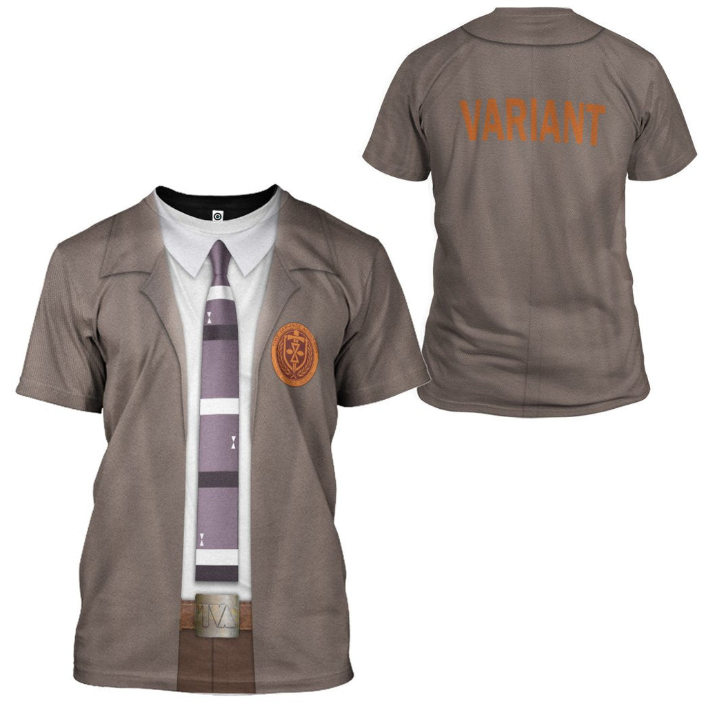  MV LK T-shirt LK TVA Variant Suit Grey Costume 3d T-shirt Hoodie  