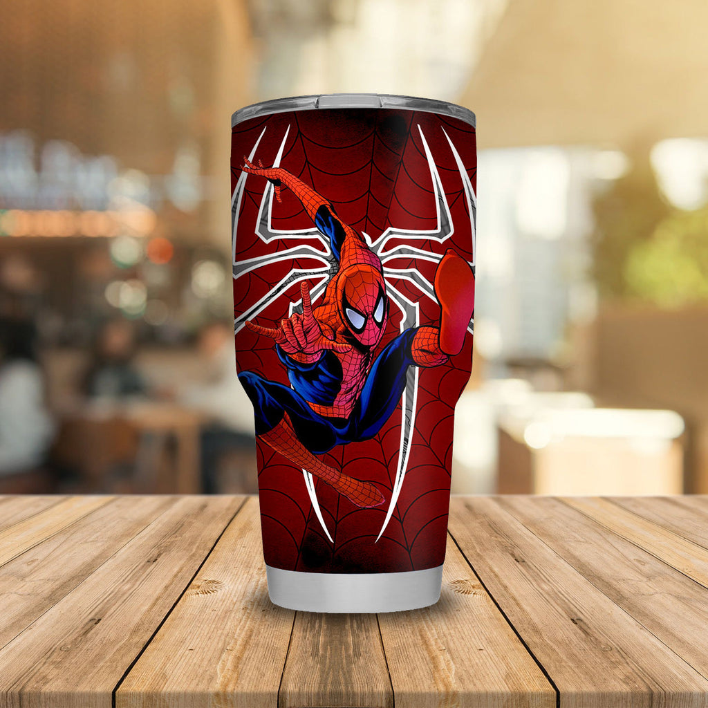  MV SM Tumbler MV Avs Spider Super Hero Tumbler Cup Amazing MV SM Travel Mug 2026