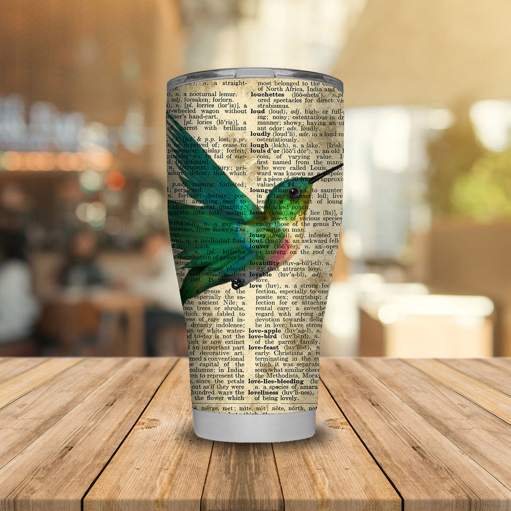 Gifury Bird Tumbler Humming Bird Beauty Art Tumbler Cup Bird Travel Mug 2026