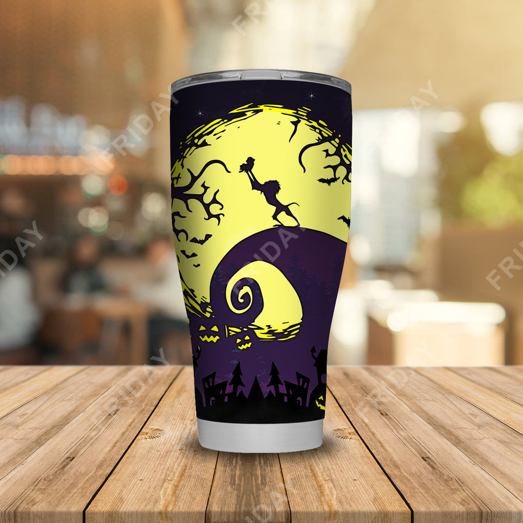  LK Tumbler Rafiki Holding Baby Lion King Halloween Tumbler Cup Cool DN LK Travel Mug