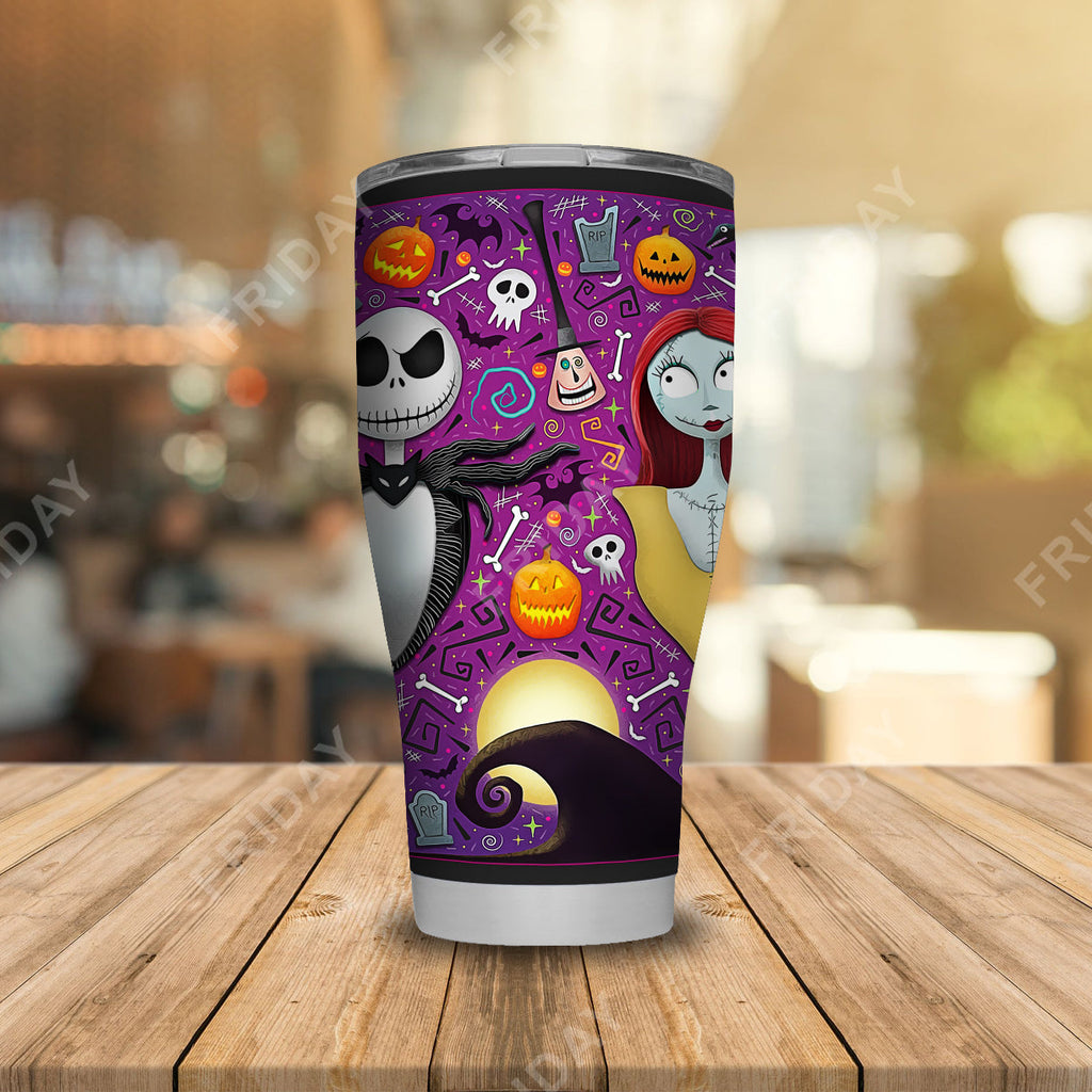  TNBC Tumbler Jack And Sally Halloween Items Tumbler Cup Awesome DN TNBC Travel Mug Jak Skellington Sally Tumblers 2026