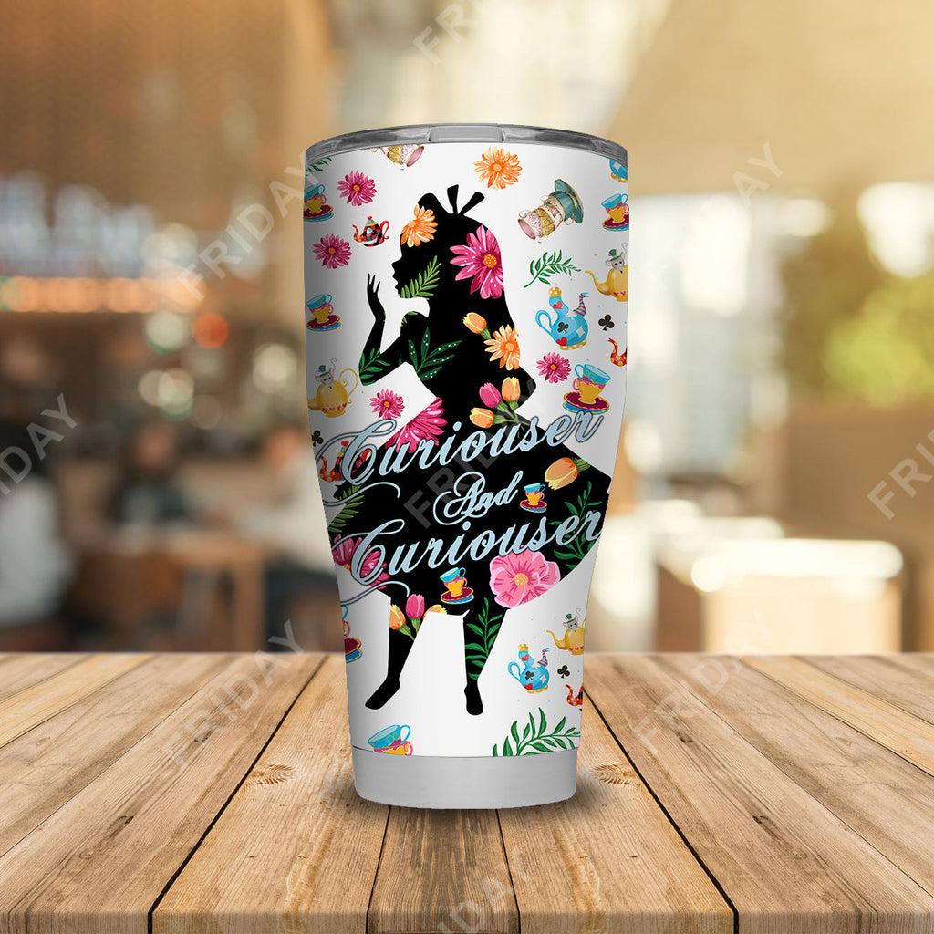 AIW Tumbler Alice in Wonderland Tumbler Cup High Quality DN Travel Mug