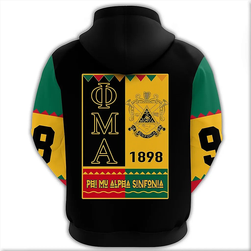 Black History Month Hoodie Phi Mu Alpha Sinfonia Black History Month 1898 Hoodie