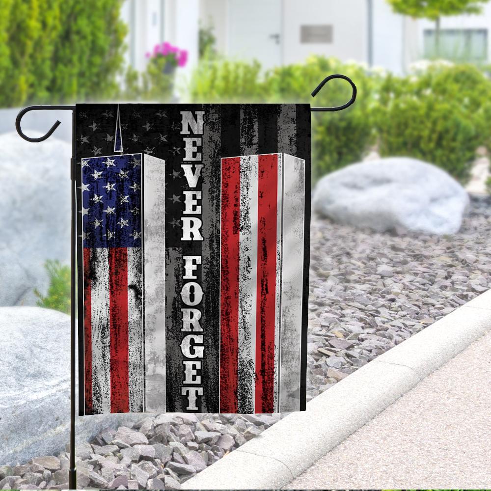 Gifury Patriot Day Garden Flag September 11th Flags Never Forget World Trade Center Towers House Flag Patriot Day House Flag 2022