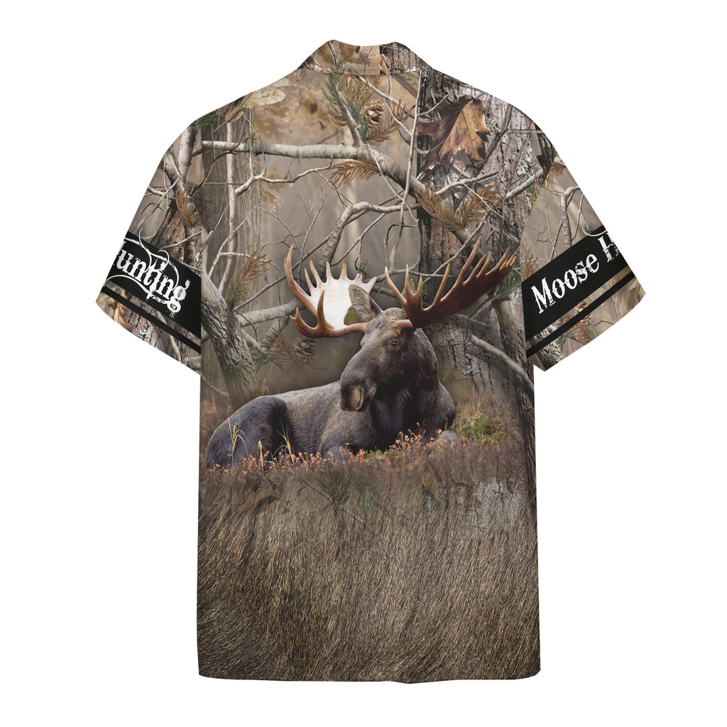 Gifury Hunting Shirt Hunting Aloha Shirt Moose Hunting Hawaiian Shirt 2023