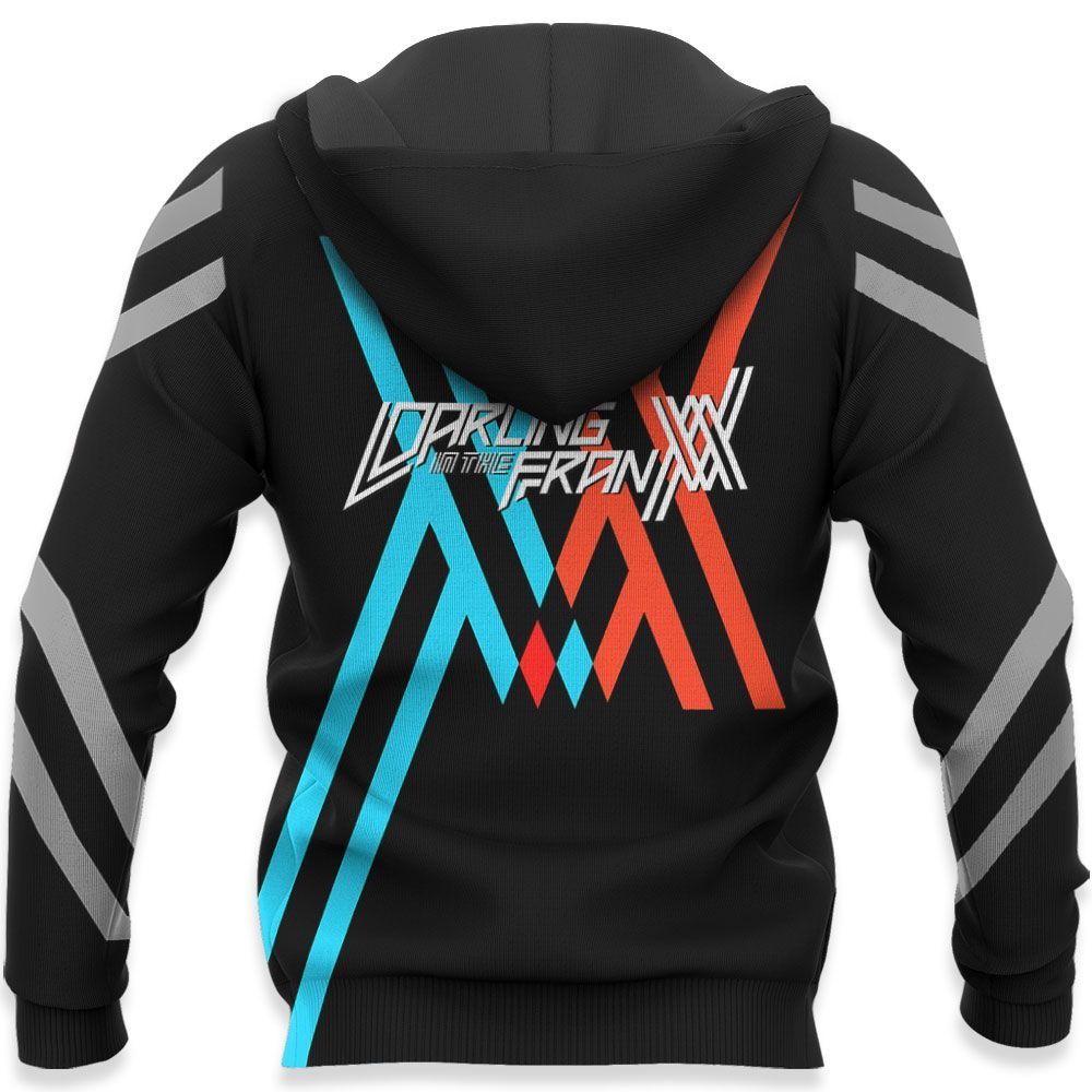  Darling In The Franxx Hoodie Code 002 Zero Two Black Hoodie Anime Hoodie Adult