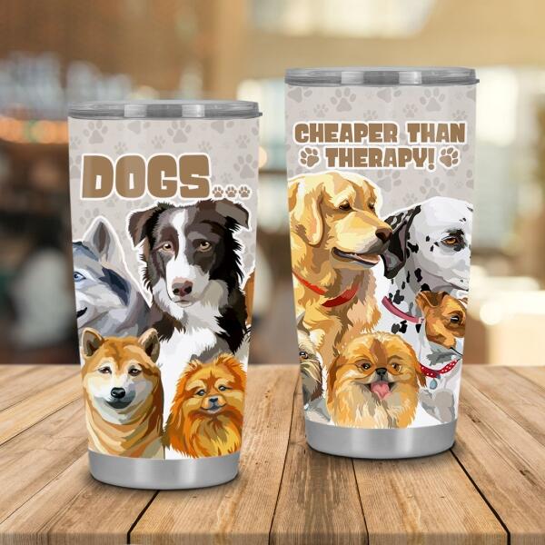 Gifury Dog Tumbler For Dog Lovers Pet Dogs Cheaper Than Therary Tumbler 20oz Dog Travel Mug 2022