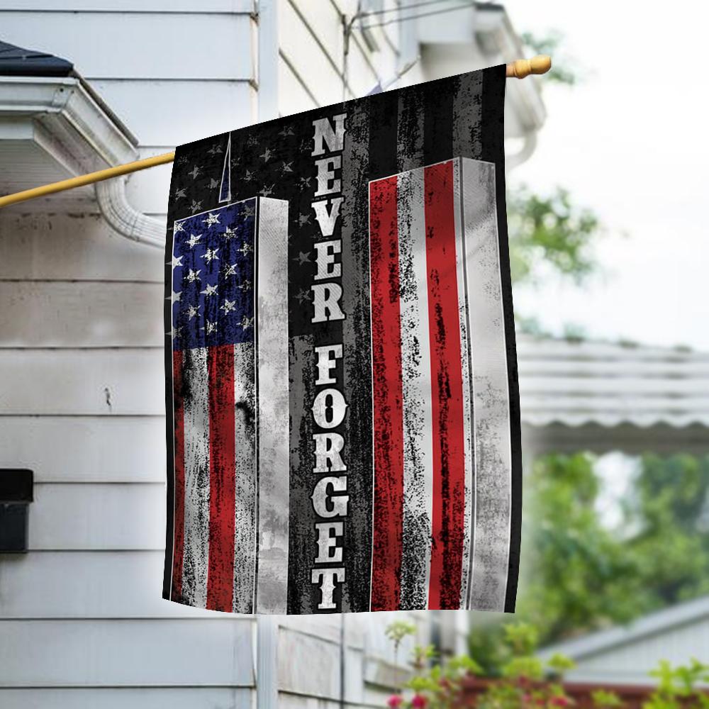 Gifury Patriot Day Garden Flag September 11th Flags Never Forget World Trade Center Towers House Flag Patriot Day House Flag 2022