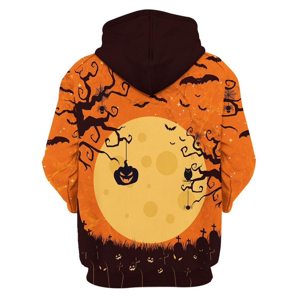 Gifury Halloween T-shirt Halloween Witch Cat Wearing Mask Pumpkin Orange Shirt Halloween Hoodie Halloween Hoodie 2023