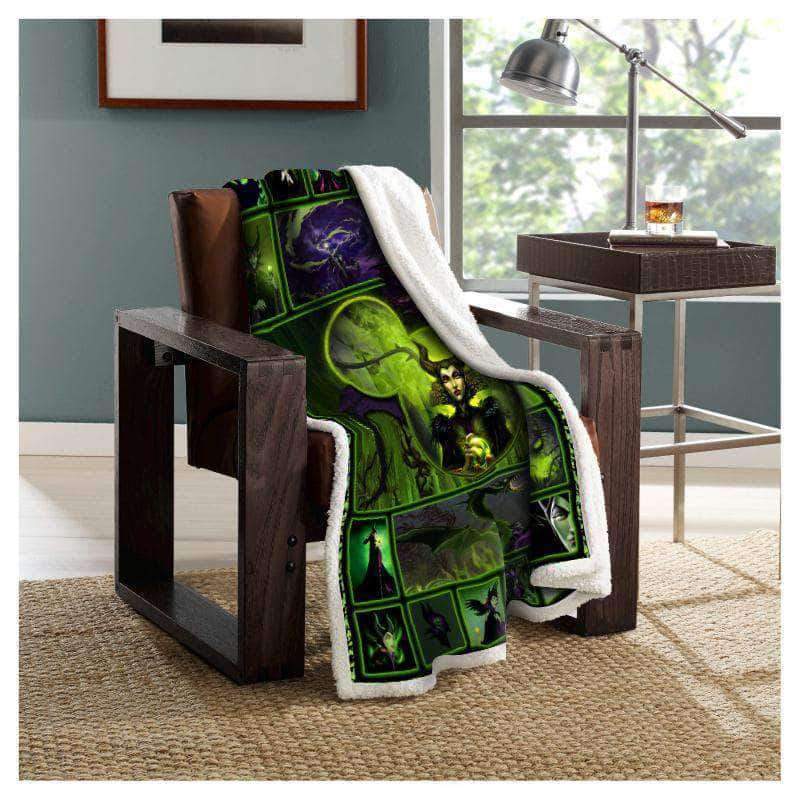  DN Blanket Maleficient Villain Green Blanket