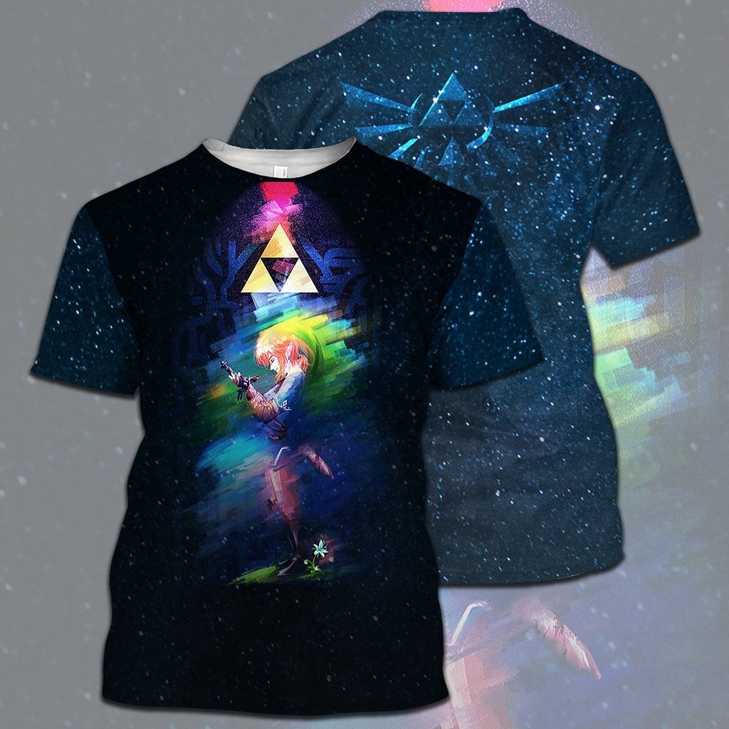  Legend Of Zelda T-shirt Galaxy Link Swordmaster Triforce T-shirt Legend Of Zelda Hoodie 