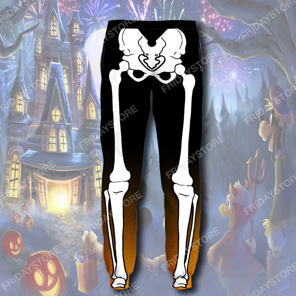  DN Pants Happy Halloween Party Bone Jogger Awesome DN Sweatpants