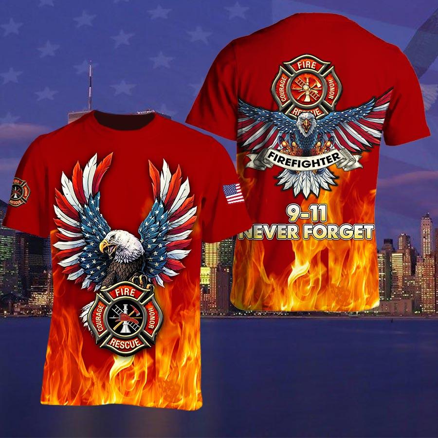 Patriot Day T-shirt September 11th Shirt September 11 All Gave Some Some Gave All Red T-shirt