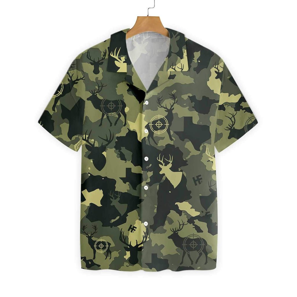 Gifury Deer Hunting Shirt Hunting Aloha Shirt Camouflage Deer Hunting Hawaiian Shirt 2022