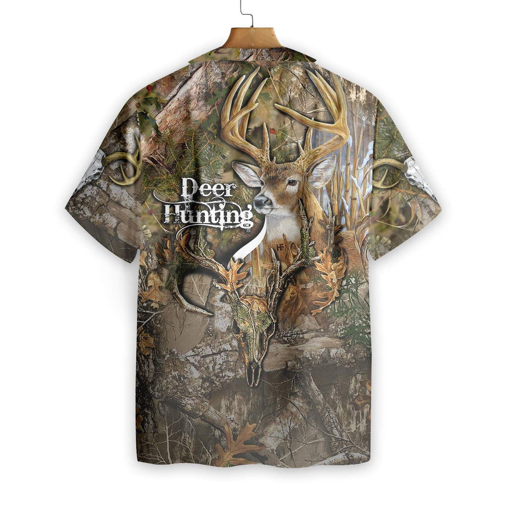 Gifury Hunting Shirt Hunting Aloha Shirt Deer Hunting In Forest Hawaiian Shirt 2023