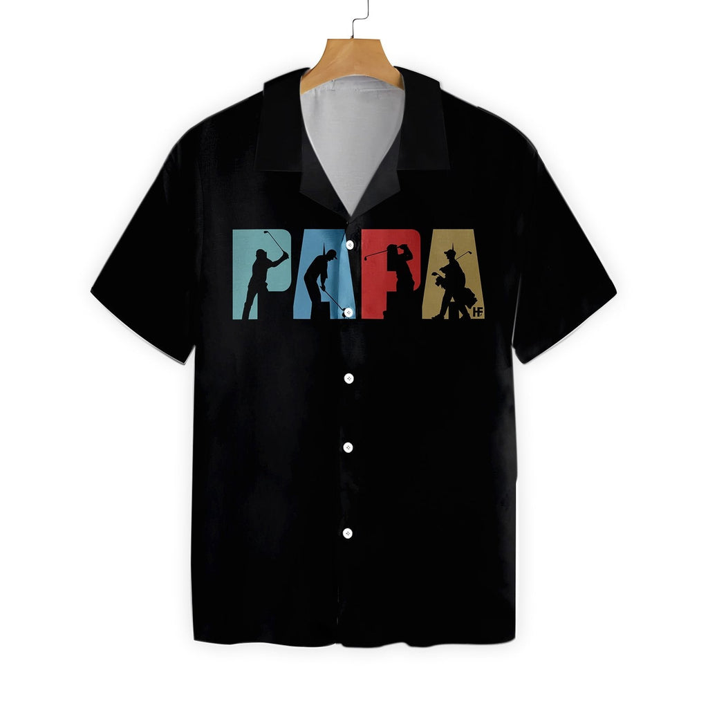 Gifury Father Golfing Hawaiian Shirt Best Papa By Par Hawaii Shirt Best Father's Day Gift Golfing Aloha Shirt 2022