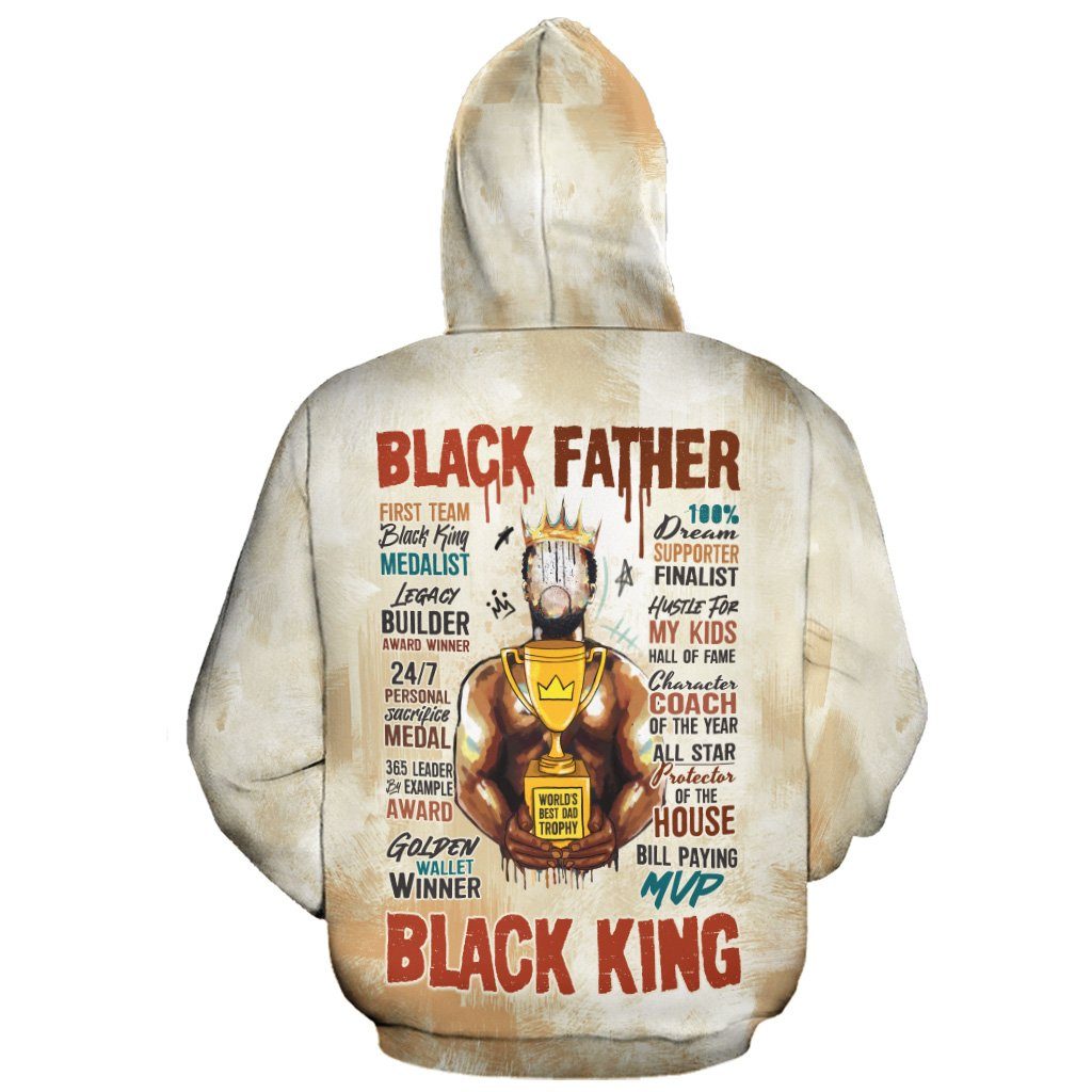 Black Father Hoodie Black Father Black King Hoodie Best Father's Day Gift