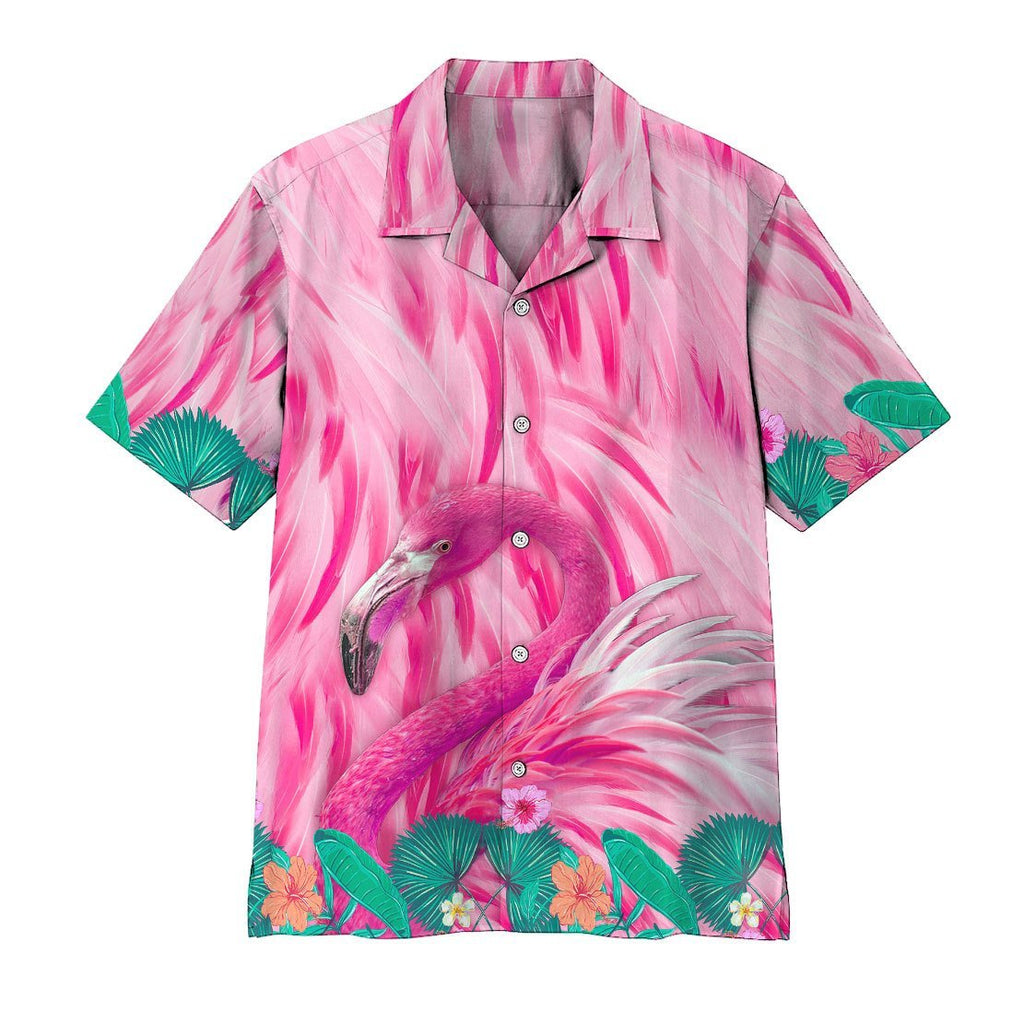 Gifury Flamingo Hawaii Shirt Pink Flamingo Hawaiian Shirt Flamingo Aloha Shirt 2022