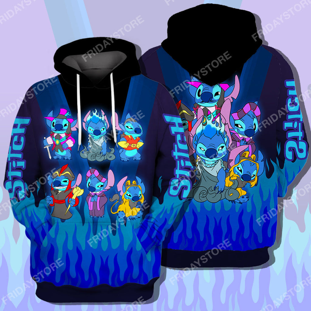  LAS T-shirt Stitch DN Villains Emotion T-shirt Amazing Cool DN Stitch Hoodie Sweater Tank