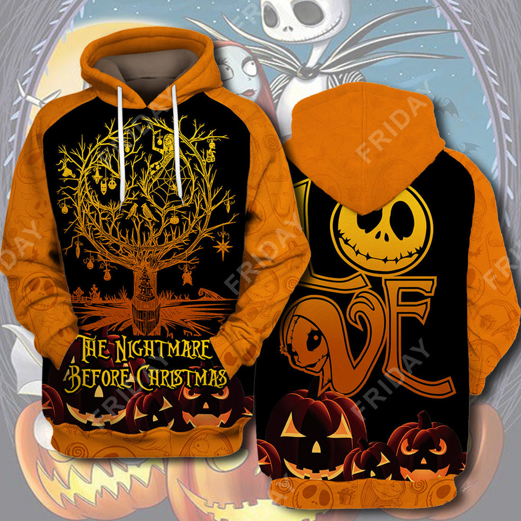  TNBC T-shirt Nightmare Halloween Tree Love T-shirt Cool Amazing  DN TNBC Hoodie Sweater Tank 2025