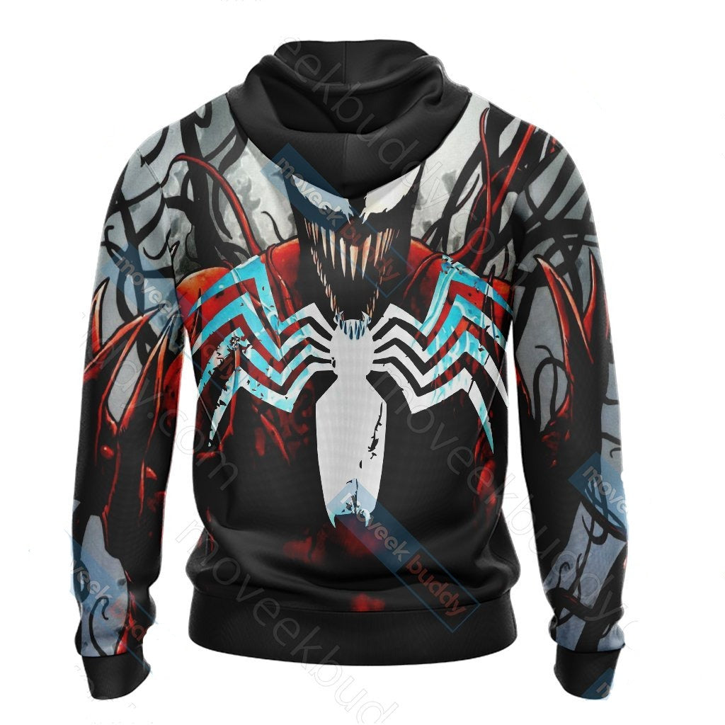 MV Hoodie Venom Hoodie Red Venom Black White Hoodie