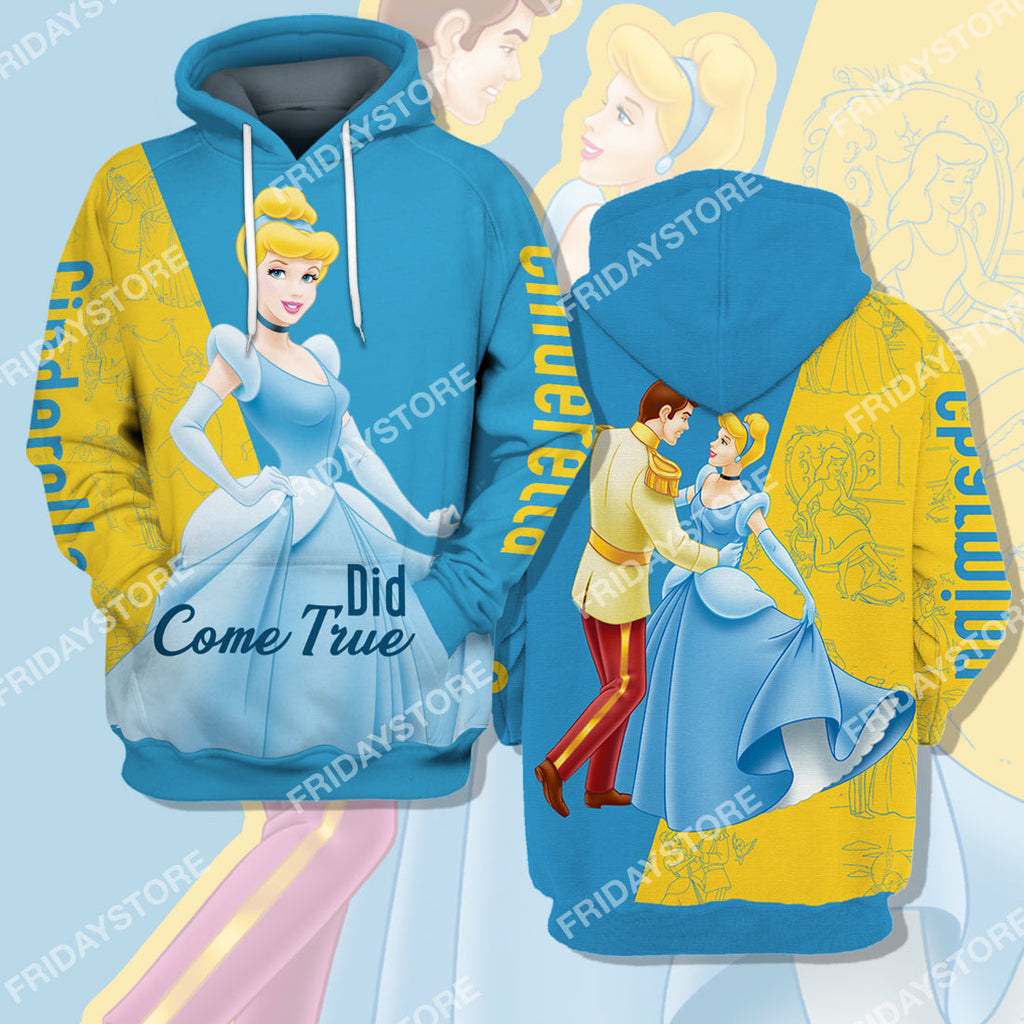  DN Cinderella T-shirt Did Come True Cinderella Couple T-shirt Amazing DN Cinderella Hoodie Sweater Tank