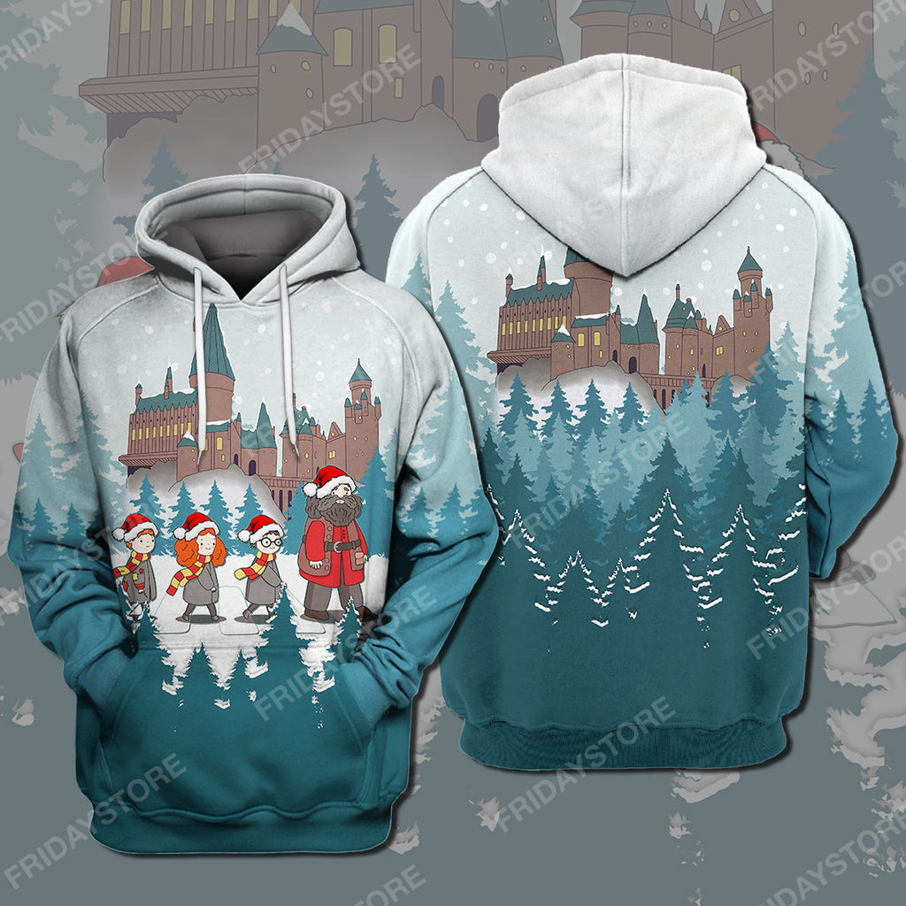  HP T-shirt Harry Crosswalks Christmas T-shirt Awesome High Quality HP Hoodie Sweater Tank 