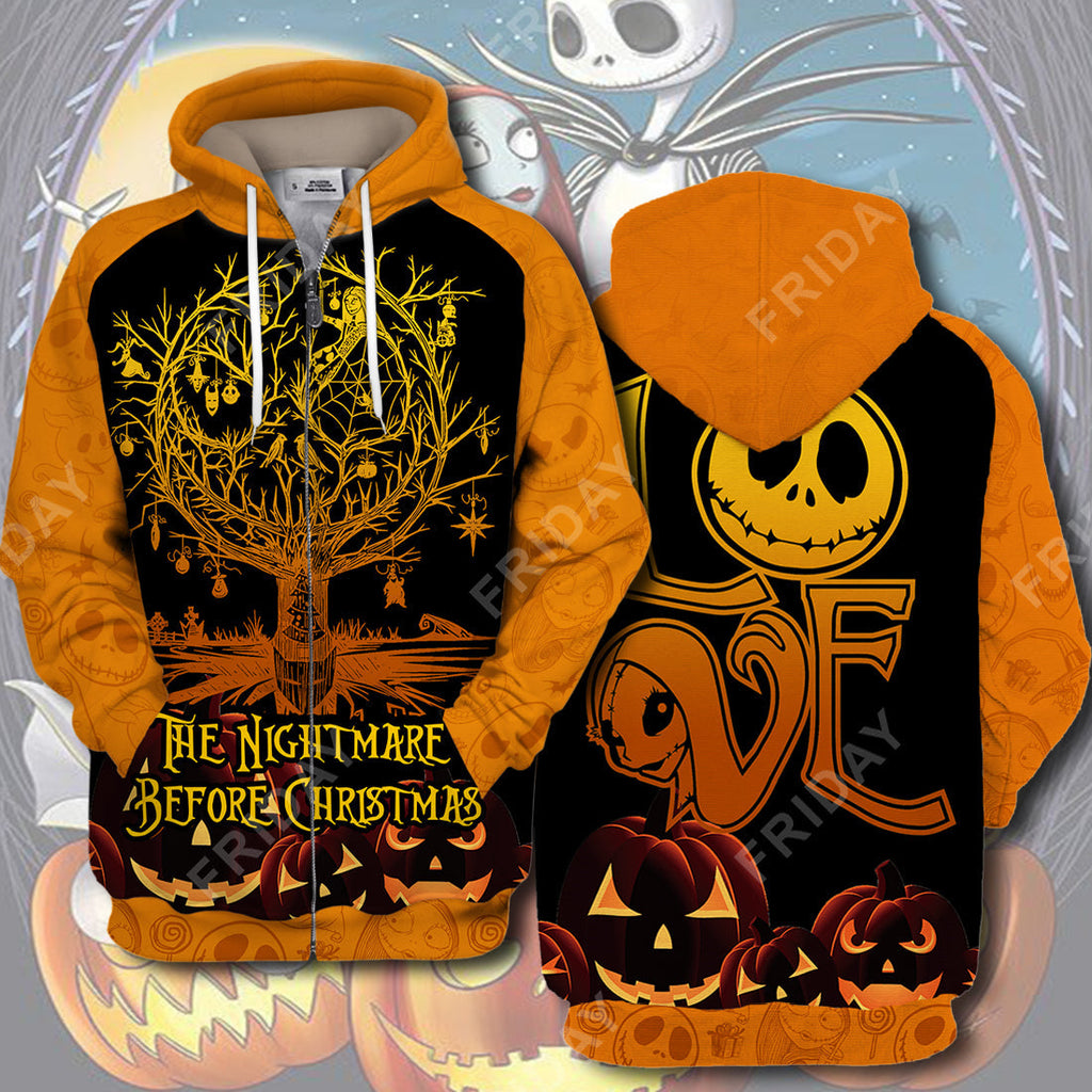  TNBC T-shirt Nightmare Halloween Tree Love T-shirt Cool Amazing  DN TNBC Hoodie Sweater Tank 2023