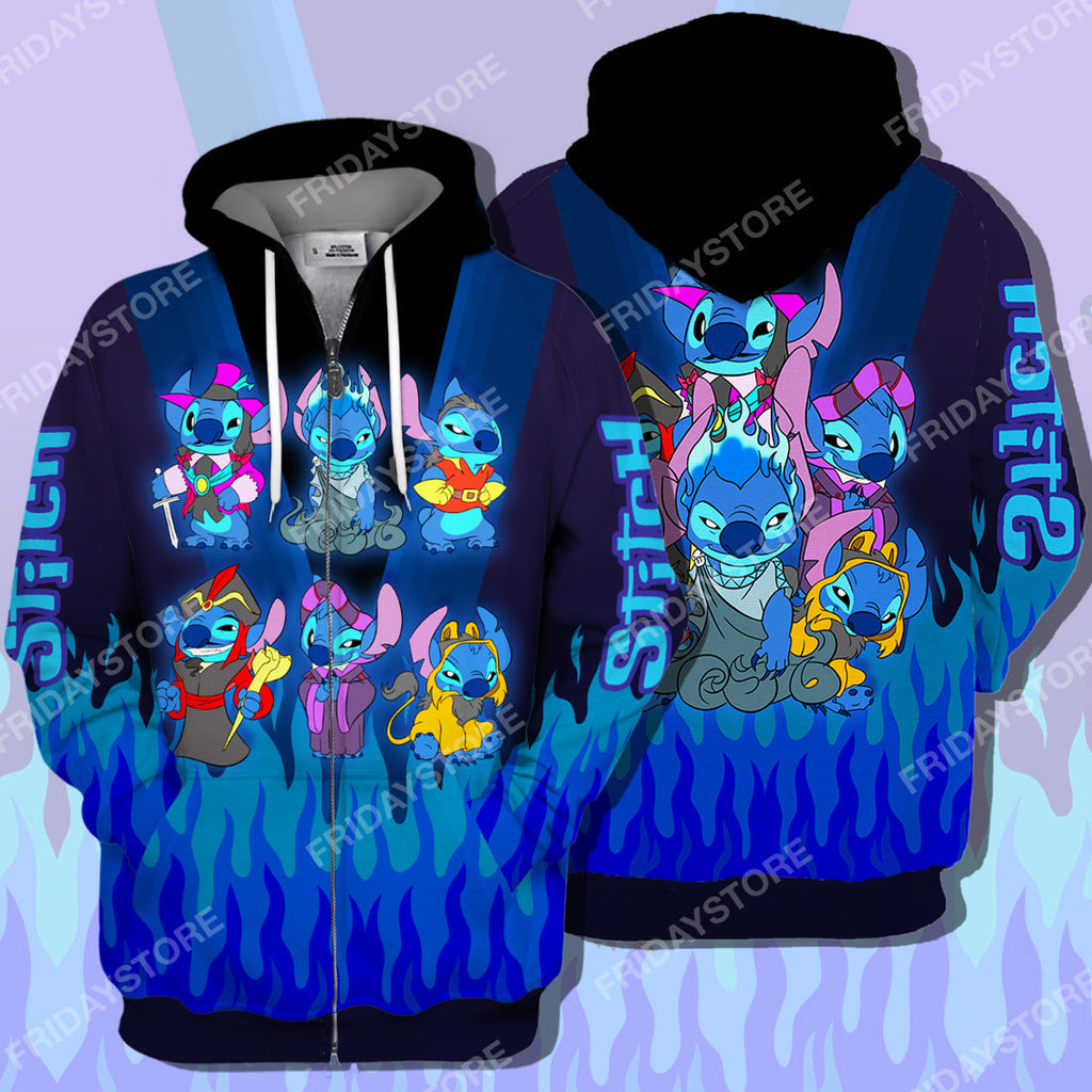  LAS T-shirt Stitch DN Villains Emotion T-shirt Amazing Cool DN Stitch Hoodie Sweater Tank